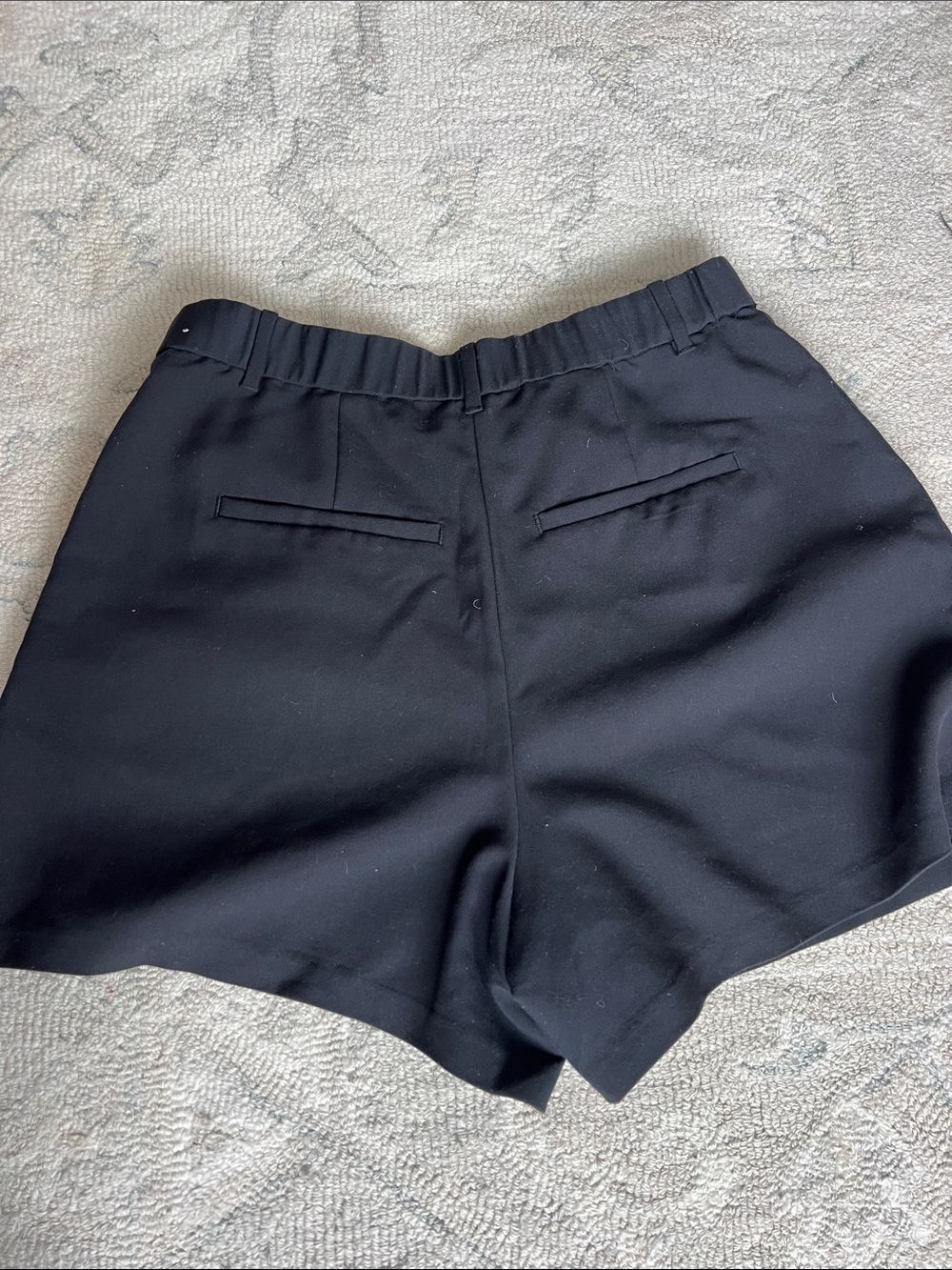 Abercrombie & Fitch Black Sloane High-Waist Tailored Shorts Size L - Picture 5 of 5